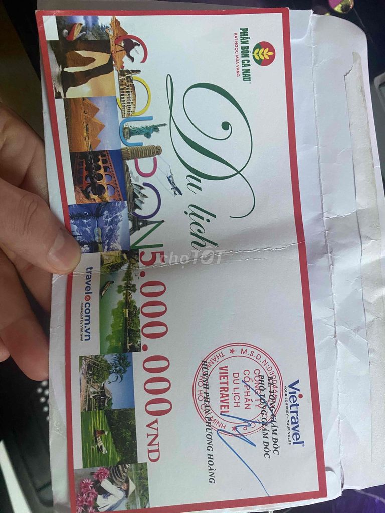 Phiếu giảm giá Vietravel Du lịch. Du lịch tại Thành phố Thủ Đức Tp Hồ Chí Minh được đăng bởi Minh Hàn Ngôn hình 1