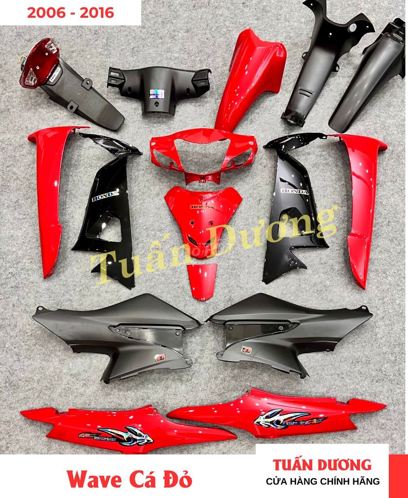 Dàn Áo Wave Cá Đỏ - Dàn Áo Wave Lớn Cao Cấp. Mua bán Phụ tùng xe tại Quận Hà Đông Hà Nội được đăng bởi Phụ Tùng Xe Tuấn Dương hình 1