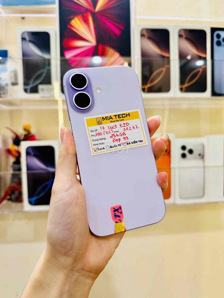 Apple iPhone 17 256GB Tím. Mua bán Điện thoại tại Quận Ba Đình Hà Nội được đăng bởi Huy Trần hình 1