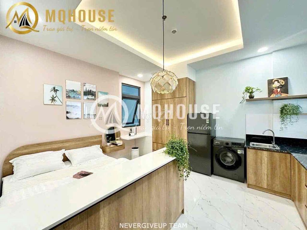 🏡Nhà Mới, Giặt Riêng, 30m2, Full Nội Thất, Gần Hutech,VLU,GTVT, NT Mới