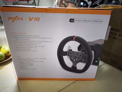 Vô lăng chơi game PXN V10 - có phản hồi lực. Mua bán Thiết bị chơi game tại Quận Tân Bình Tp Hồ Chí Minh được đăng bởi tâm