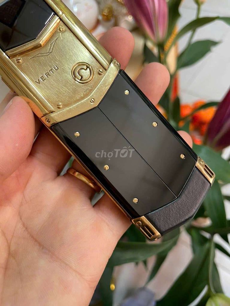 Vertu signature S vàng khối 750 máy chính hãng. Mua bán Điện thoại tại Quận 5 Tp Hồ Chí Minh được đăng bởi thu mua vertu đồng hồ kim cương vàng bạc hình 4