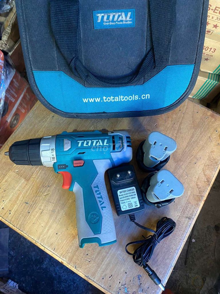 Siêu rẻ chỉ 7xx - Máy khoan pin Total 12V. Mua bán Đồ chuyên dụng, Giống nuôi trồng tại Quận Ninh Kiều Cần Thơ được đăng bởi Shop Thanh Lý Cần Thơ hình 1