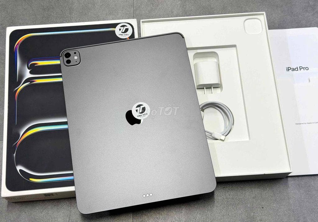 Apple iPad Pro M5 13 inch 256gb Wifi BH 12/26 8Ls. Mua bán Máy tính bảng tại Quận 10 Tp Hồ Chí Minh được đăng bởi Táo Tốt Apple  hình 1