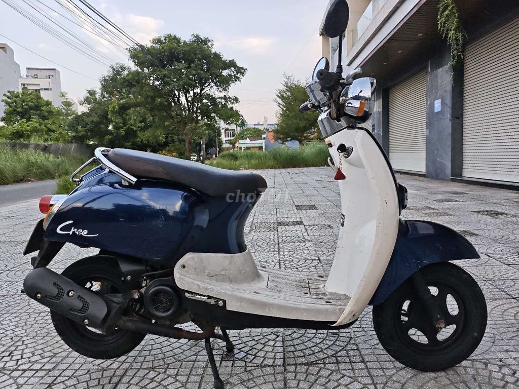 Скутер Crea 50cc, синий, тихий, полнофункциональный
