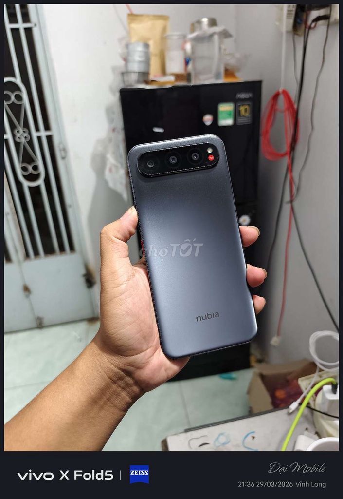 Nubia Air 256GB bảo hành FPT 8 tháng (Có giao lưu). Mua bán Điện thoại tại Thành phố Vĩnh Long Vĩnh Long được đăng bởi Đại Mobile Báo đúng tình trạng  hình 1