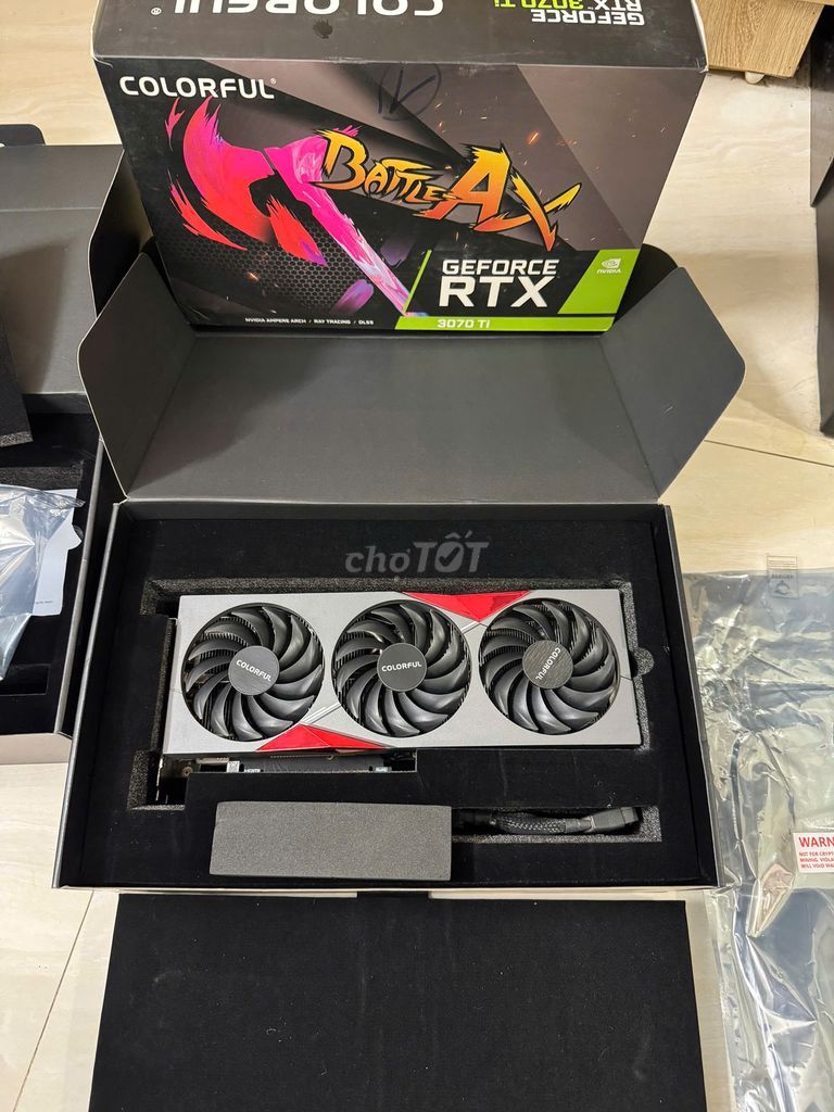 VGA RTX 3070Ti 8GB Colorful Battle AX, Full Box