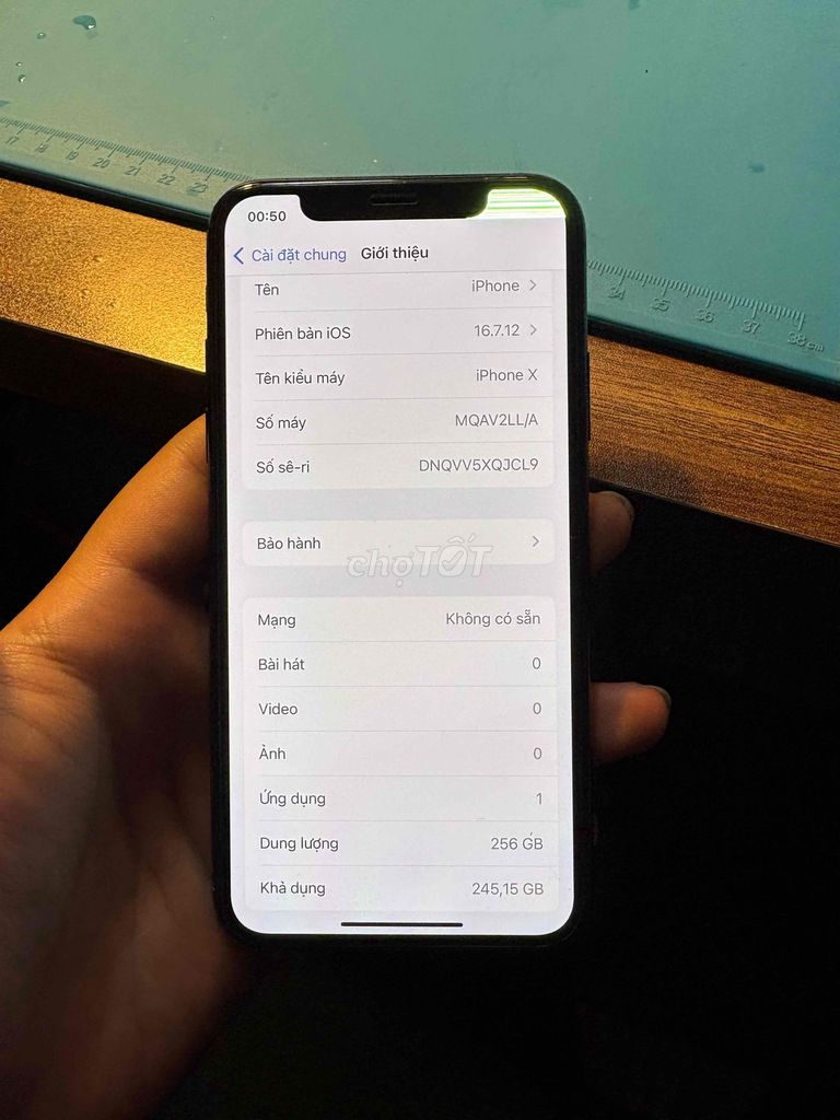 iPhone X 256GB icl ẩn không sim màn nháy. Mua bán Điện thoại tại Quận Hai Bà Trưng Hà Nội được đăng bởi Dũng hình 1
