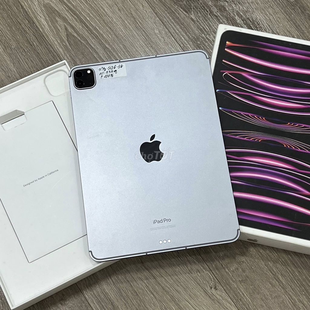 Pro 11' m2 512G 5G Grey 99% P100% Oder Mỹ. Mua bán Máy tính bảng tại Quận Đống Đa Hà Nội được đăng bởi Hoàng Điển Trai Long hình 4