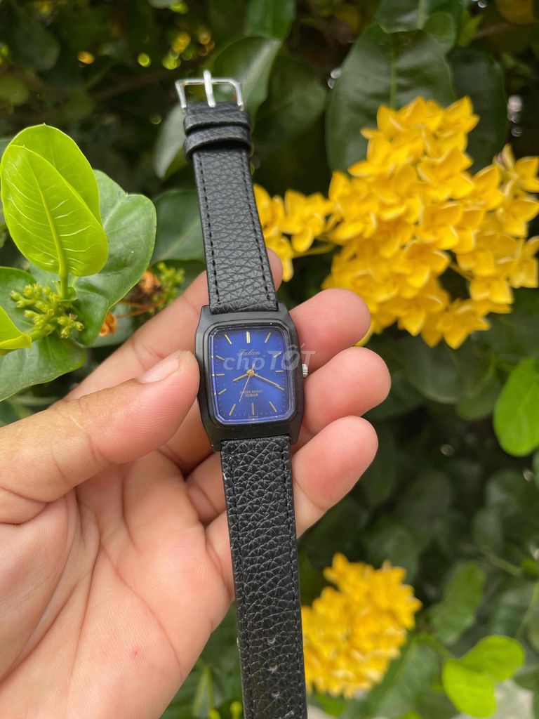 Đồng hồ Q&Q Vỏ nhựa Dây da Đen. Mua bán Đồng hồ tại Huyện Cầu Kè Trà Vinh được đăng bởi Đức Trí Tâm hình 1