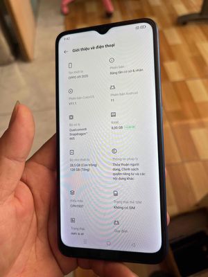 Oppo A9 2020 8GB/128GB Xanh