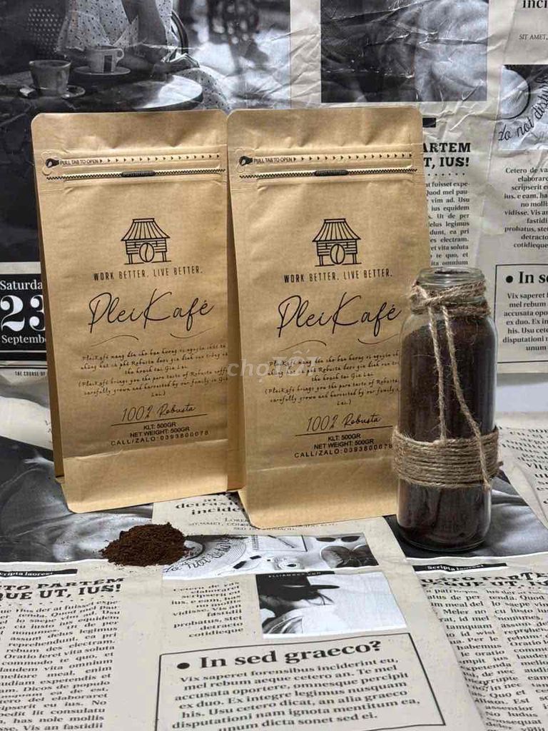 PleiKafé Robusta Gia Lai 500gr. Mua bán Đồ ăn, thực phẩm và các loại khác tại Quận 12 Tp Hồ Chí Minh được đăng bởi phan đức duy hình 2