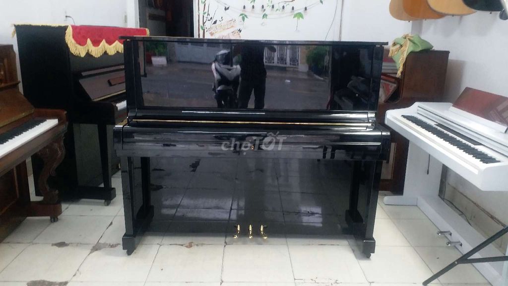 0906813419 - Piano cơ uprigh PRUTHNER P24B japan mới keng