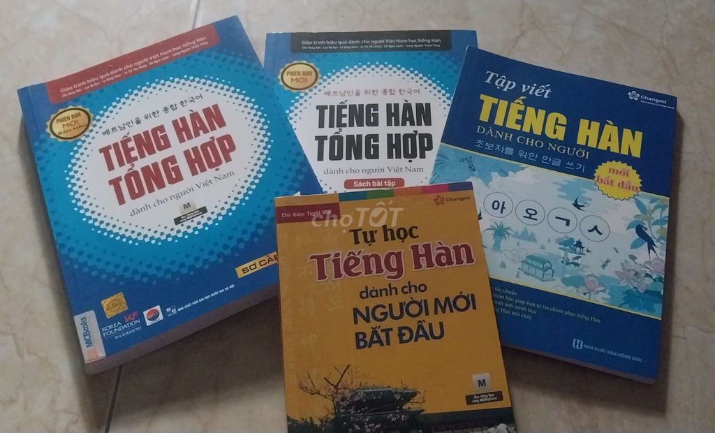 Combo TiếngHàn Tổng Hợp GTmàu&BT,Tập viết&TựHọc