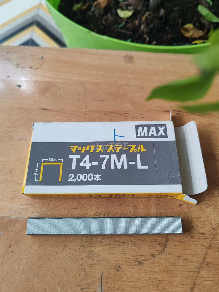 Ghim bấm MAX T4-7M-L Kim loại. Mua bán Đồ dùng văn phòng tại Quận 7 Tp Hồ Chí Minh được đăng bởi Vy Vy hình 1