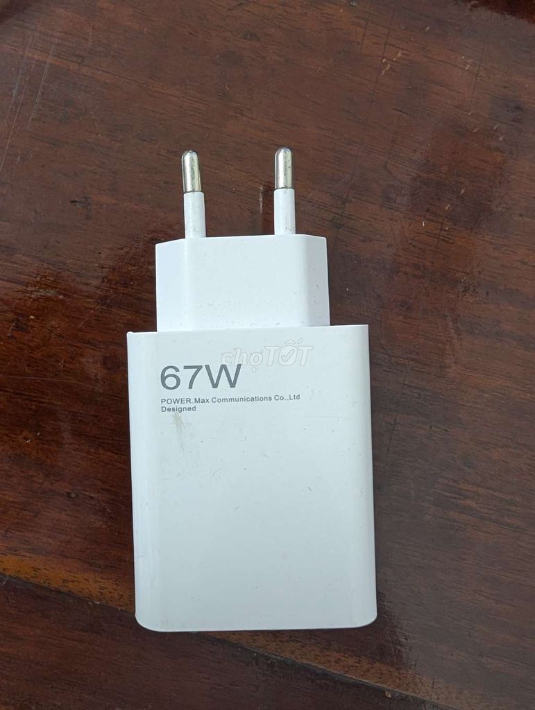 Củ sạc POWER Max 67W Trắng. Mua bán Phụ kiện (Màn hình, Chuột...) tại Quận Cẩm Lệ Đà Nẵng được đăng bởi Trần Ngọc Khoa hình 1