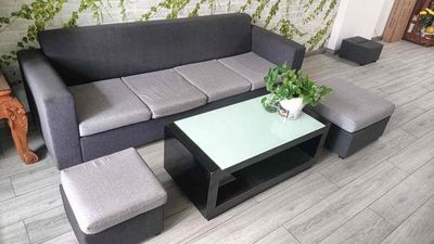 Bộ bàn ghế sofa Vải Xám 2.2m Hiện đại.. Mua bán Bàn ghế tại Thành phố Thủ Đức Tp Hồ Chí Minh được đăng bởi Thân Ngọc Hương hình 1