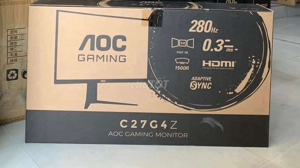 Màn hình AOC cong 27" C27G4Z 280hz