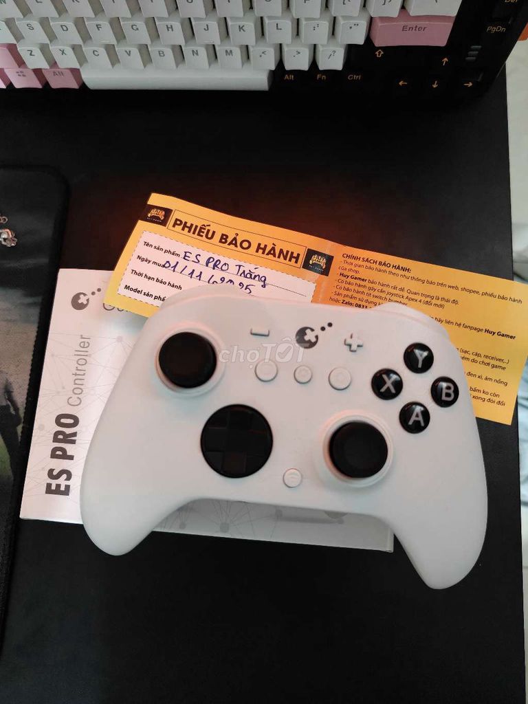 Tay cầm chơi game Gulikit ES Pro Trắng Như mới. Mua bán Thiết bị chơi game tại Huyện Thanh Trì Hà Nội được đăng bởi Trần Đức Bằng hình 1