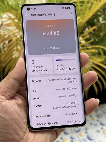 OPPO Find X5 128GB Trắng. Mua bán Điện thoại tại Thị xã Bình Minh Vĩnh Long được đăng bởi Hội Đồ Điện Tử hình 1