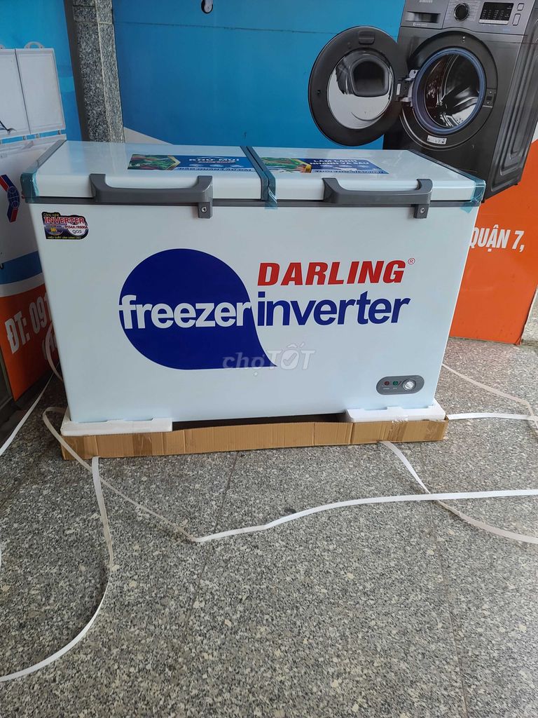 Tủ đông suốt inverter 300L 1 ngăn darling mẫu mới.. Mua bán Tủ lạnh tại Huyện Cần Giờ Tp Hồ Chí Minh được đăng bởi Thanh Hải hình 1