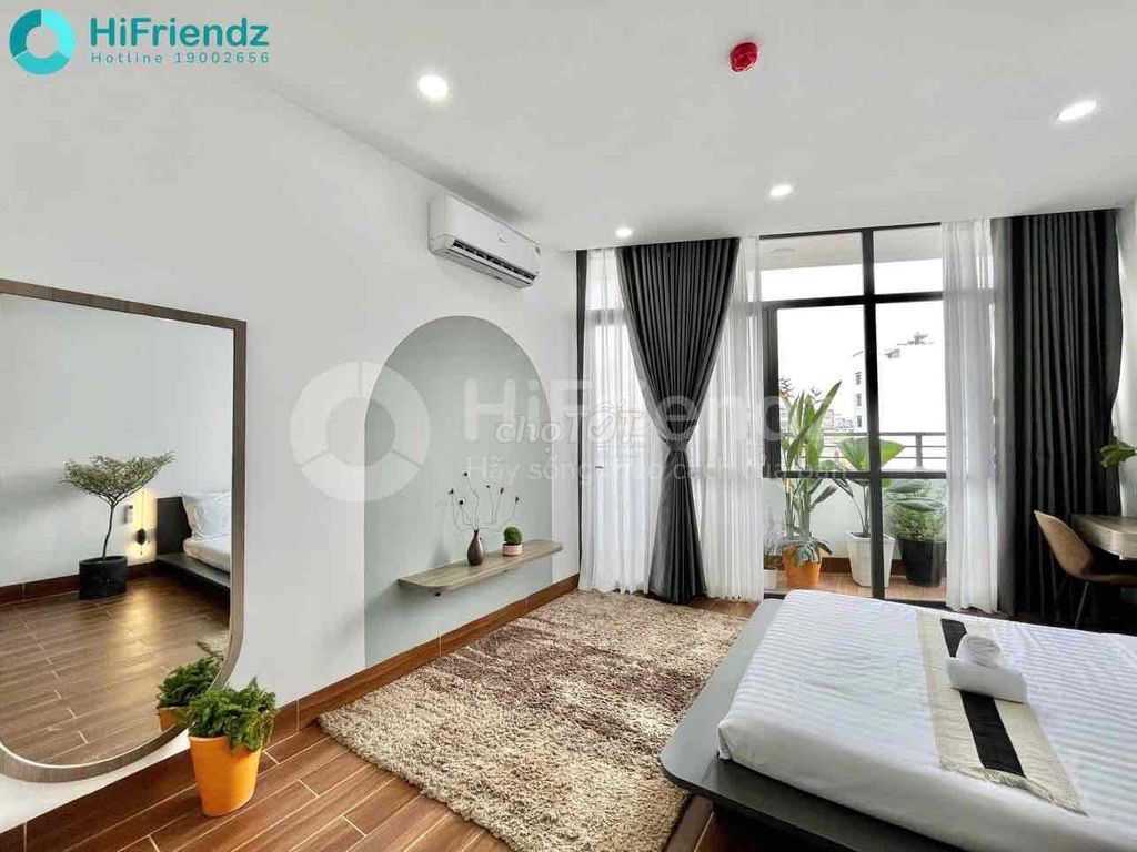 🏡KHAI TRƯƠNG CĂN HỘ 1PN 50M2 BAN CÔNG NGAY VƯỜN LÀI , MÁY GIẶT RIÊNG 🏡