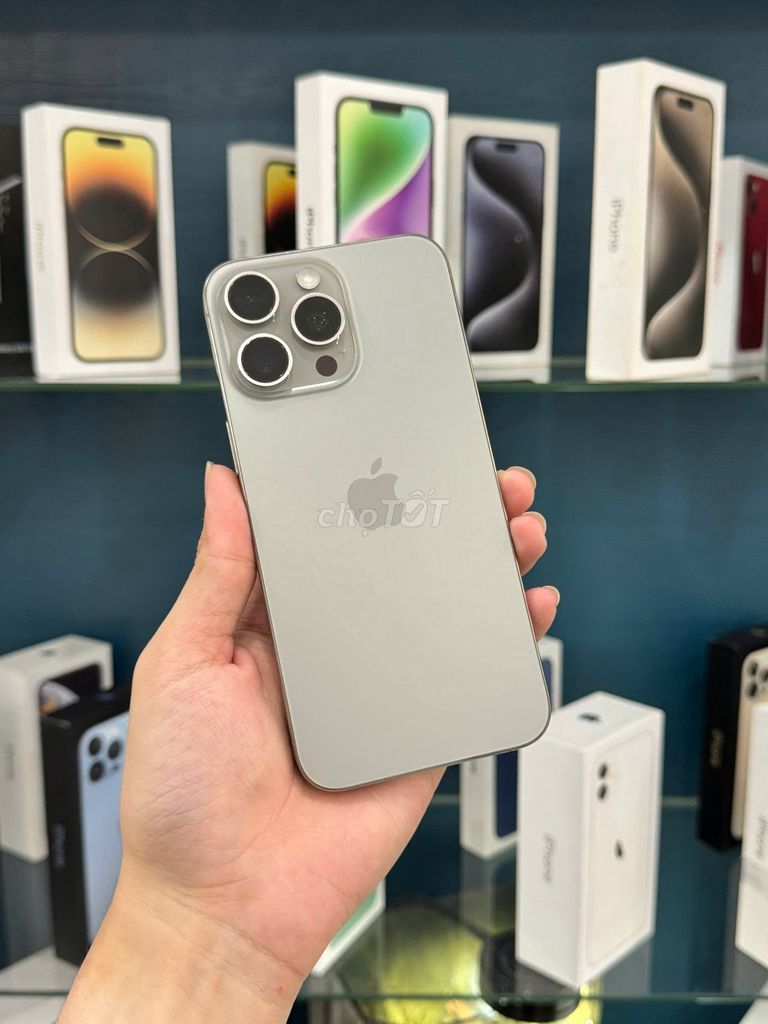 SALE iPhone 15 Pro Max 256GB Natural VN Zin Chuẩn. Mua bán Điện thoại tại Quận Phú Nhuận Tp Hồ Chí Minh được đăng bởi TYMO Việt Nam hình 1