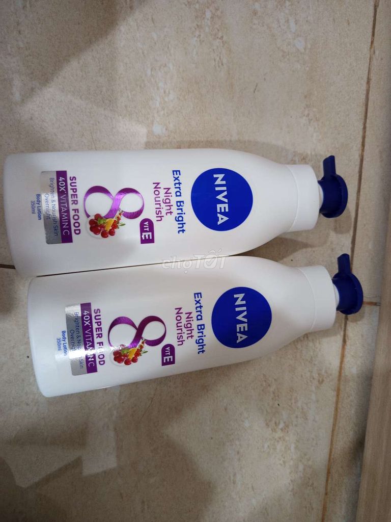 Sữa dưỡng thể Nivea Extra Bright Night Nourish. Mua bán Phụ kiện thời trang khác tại Quận Tân Phú Tp Hồ Chí Minh được đăng bởi Đinh Huyền hình 1