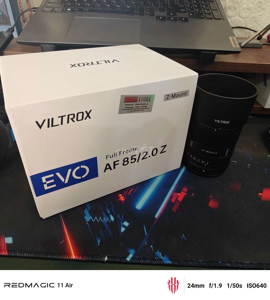 Ống kính Viltrox AF 85/2.0 Z EVO Nikon Z Đen. Mua bán Máy ảnh, Máy quay tại Thị xã Hương Thủy Thừa Thiên Huế được đăng bởi Nguyễn Bùi Vũ hình 1