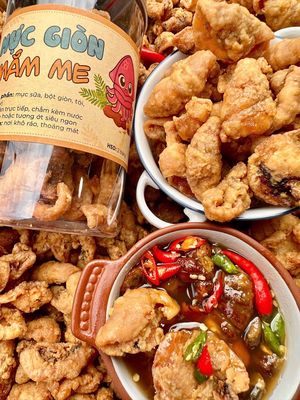 Hủ 250gr Mực sữa chiên giòn lắc đều với tỏi ớt. Mua bán Đồ ăn, thực phẩm và các loại khác tại Huyện Bình Chánh Tp Hồ Chí Minh được đăng bởi Shop Món ăn Ngon từ tay Mẹ