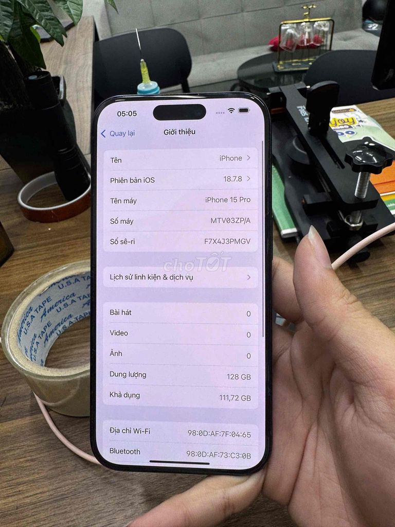 Ip 15pro 128gb 🍎. Mua bán Điện thoại tại Quận Gò Vấp Tp Hồ Chí Minh được đăng bởi LuxthumuaGoVap hình 1
