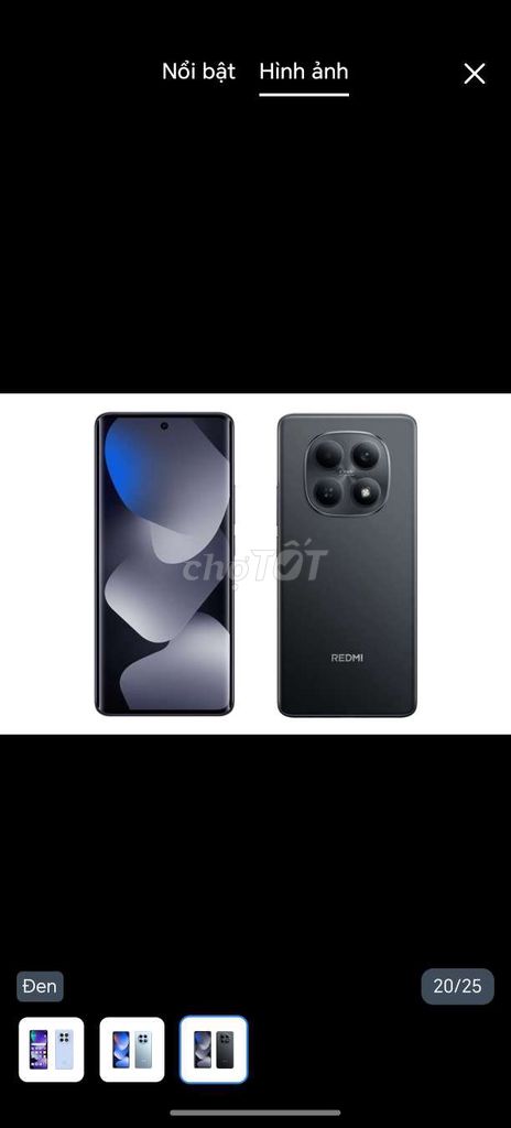 Xiaomi Redmi Note 15 8GB 128GB Đen. Mua bán Điện thoại tại Thị xã Tân Châu An Giang được đăng bởi Thái bảo thịnh  hình 1