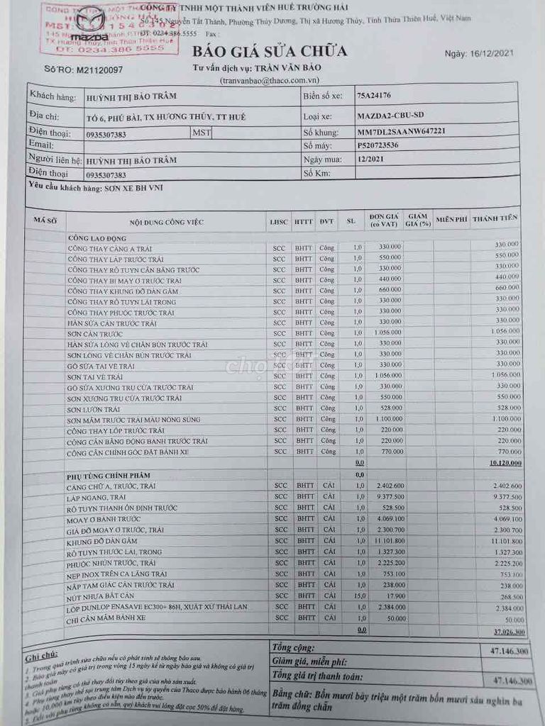 Mazda 2 2020 1.5 AT Luxury  - 28000 km ***. Mua bán Ô tô tại Thị xã Hương Thủy Thừa Thiên Huế được đăng bởi Huynh Thi Bao Tram hình 2