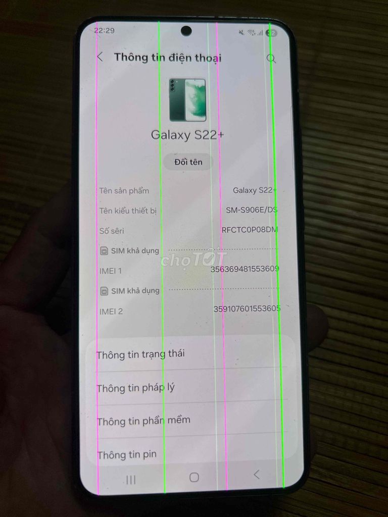 Samsung Galaxy S22 Plus 128GB Xanh. Mua bán Điện thoại tại Quận Ba Đình Hà Nội được đăng bởi minh hình 1