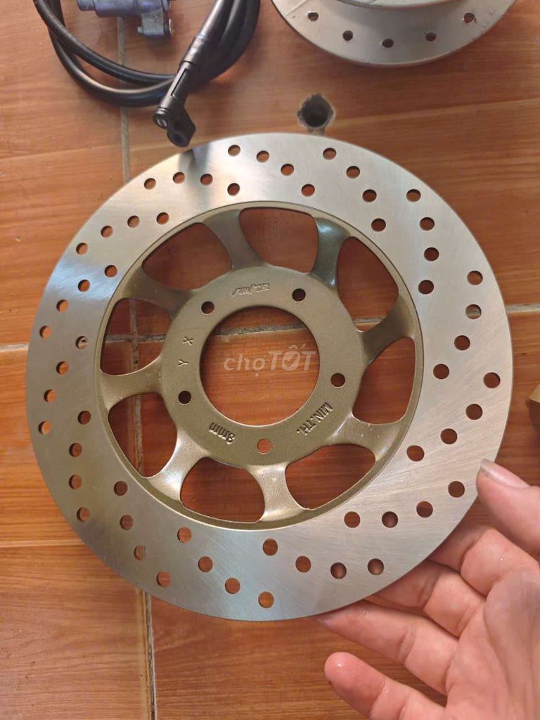 Bộ đĩa+phuộc+đùm trước Wave ZX zin xe đẹp bao ngon. Mua bán Phụ tùng xe tại Huyện Châu Phú An Giang được đăng bởi Made in Thailand  hình 6