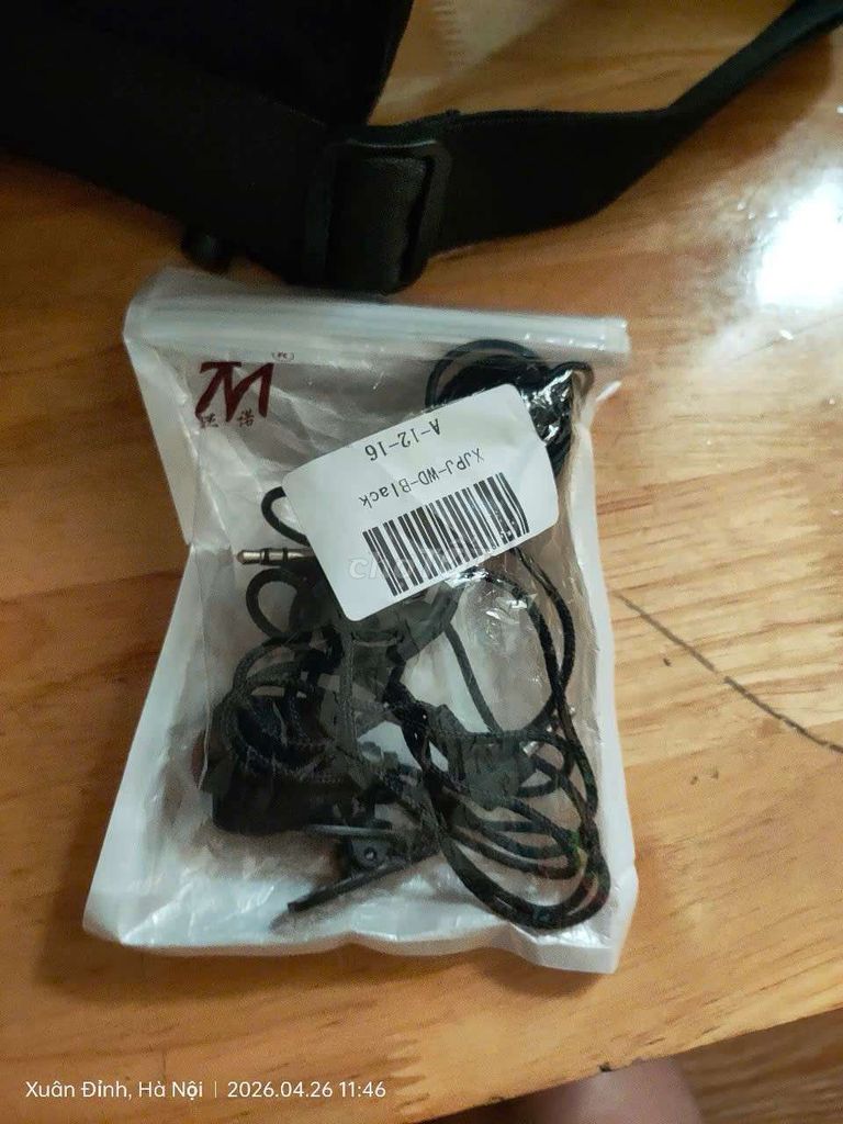 Micro cài áo XJP-WD-black Đen. Mua bán Phụ kiện (Màn hình, Chuột...) tại Quận Bắc Từ Liêm Hà Nội được đăng bởi Ma Hoang Long hình 1