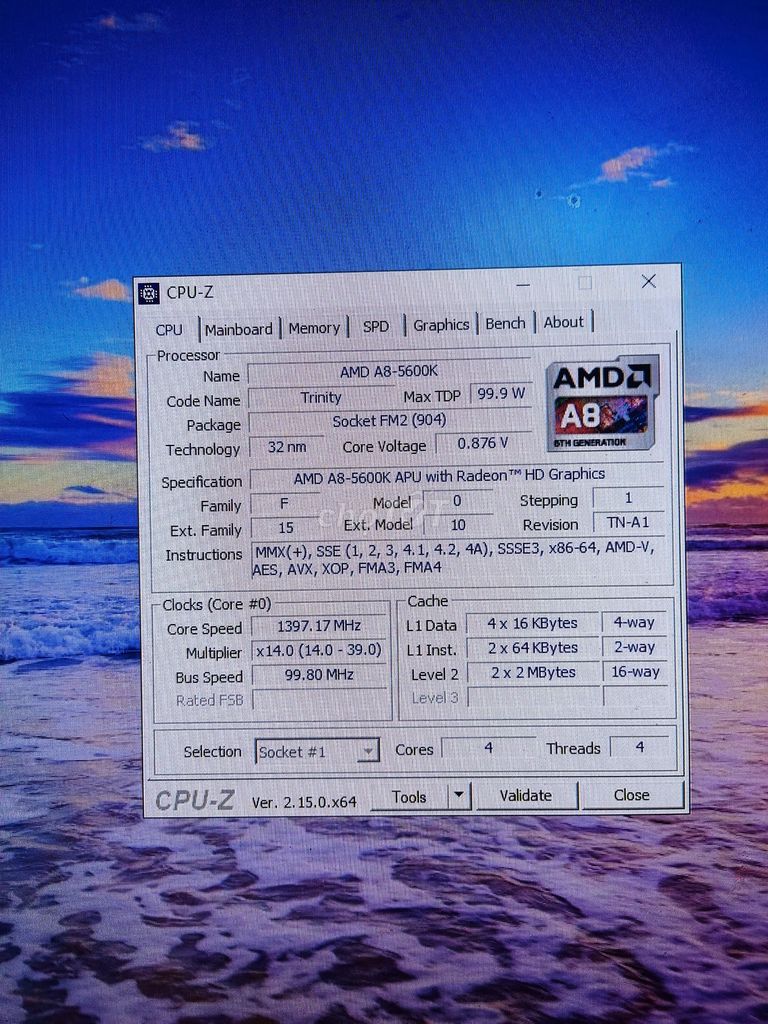 COMBO GAMING AMD A58+A8 5600k ĐẸP KENG GIÁ RẺ. Mua bán Linh kiện (RAM, Card...) tại Huyện Củ Chi Tp Hồ Chí Minh được đăng bởi Lê Vũ Shop hình 3