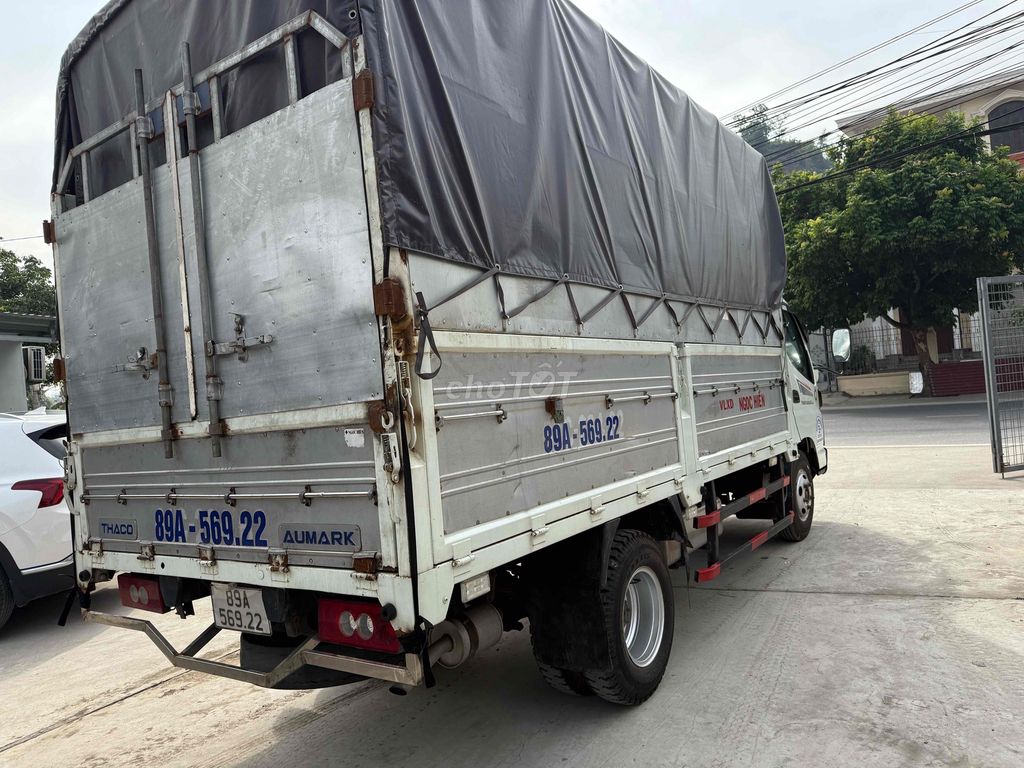 Thaco Aumak 4990kg đời 2016 thùng bạt 4m3. Mua bán Xe tải, xe ben tại Huyện An Lão Hải Phòng được đăng bởi Nguyễn Công Thành hình 4