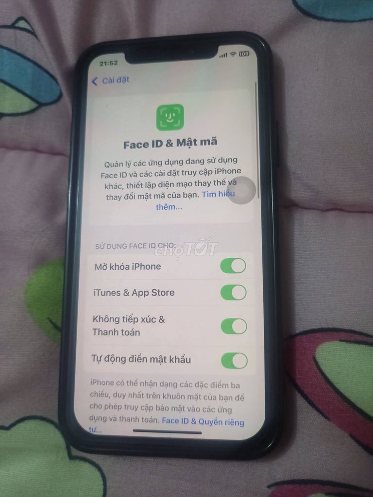Apple iPhone Xs 64GB Đen mẻ nhẹ. Mua bán Điện thoại tại Quận 8 Tp Hồ Chí Minh được đăng bởi Hội Đồ Điện Tử hình 1