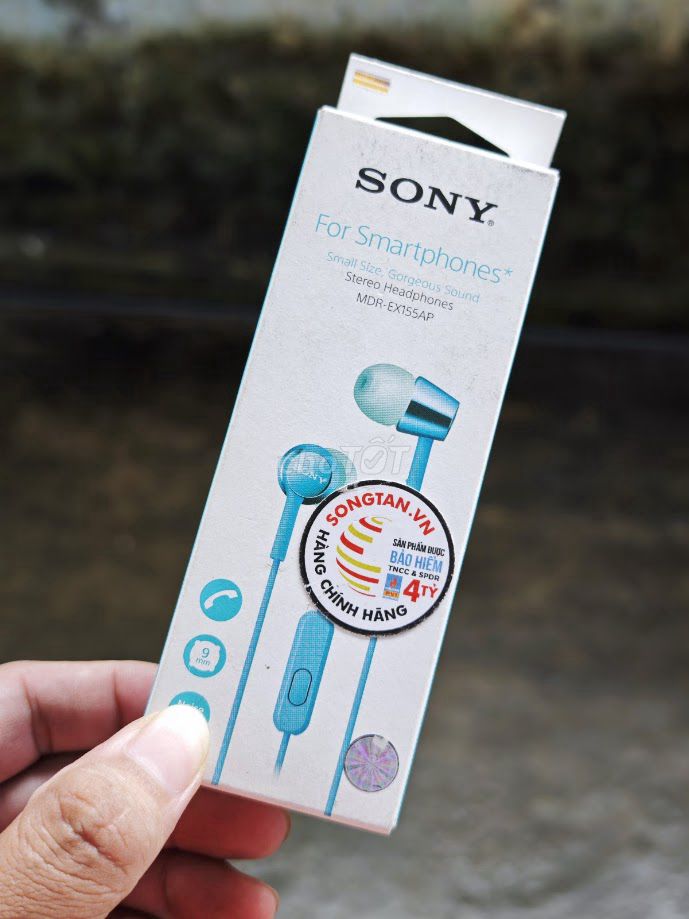 Tai nghe cắm dây SONY MDR-EX155AP. Mua bán Tivi, Âm thanh tại Quận Gò Vấp Tp Hồ Chí Minh được đăng bởi Lê Tâm hình 5