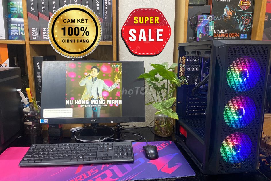 🌈 Xả kho PC i5 13400F // Màn 24" mới. Giá siêu rẻ. Mua bán Máy tính để bàn tại Quận Hai Bà Trưng Hà Nội được đăng bởi Bán Máy Tính Uy Tín hình 1