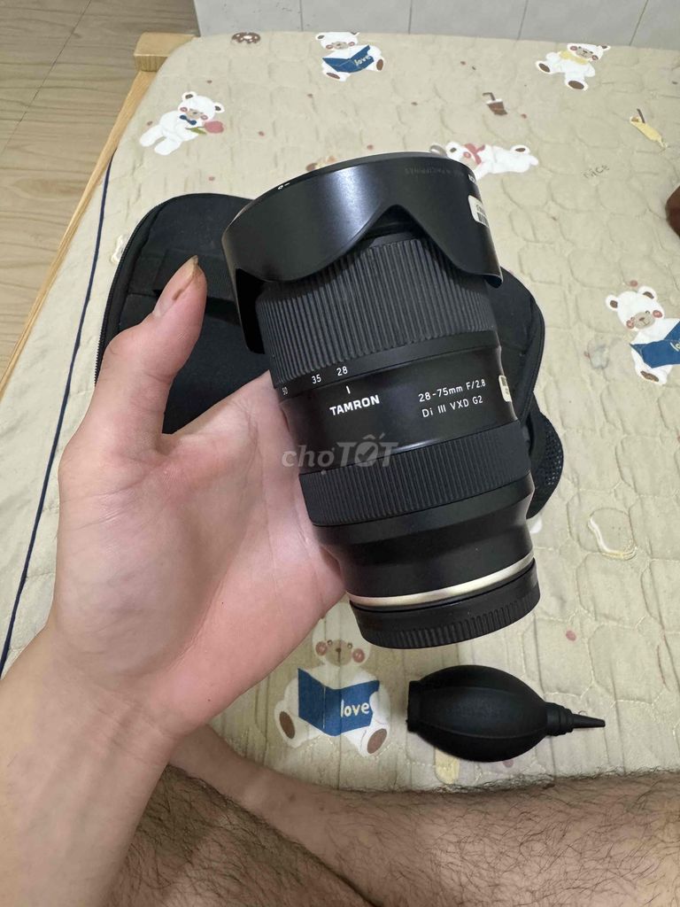 Ống kính Tamron 28-75mm f/2.8 Đen. Mua bán Máy ảnh, Máy quay tại Thành phố Bến Tre Bến Tre được đăng bởi Huỳnh Hoàng Tiến hình 1