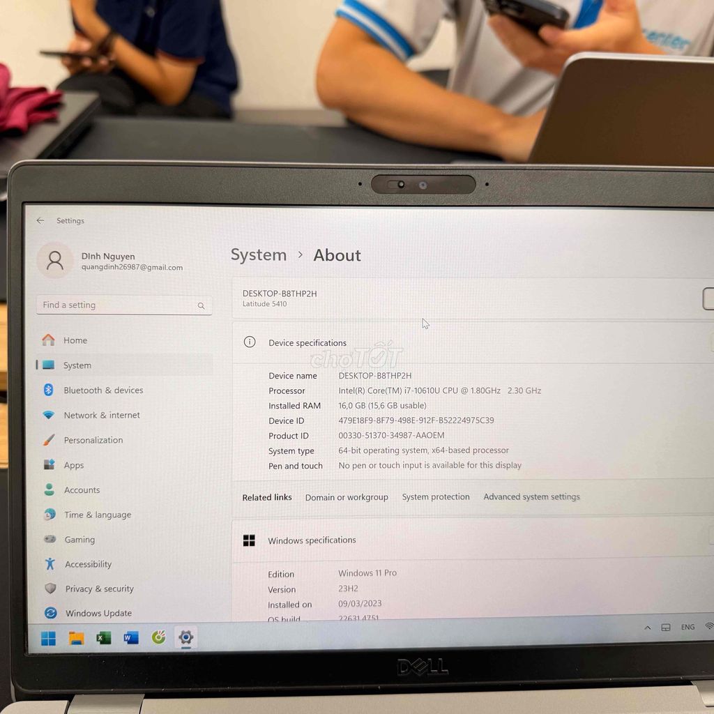 Dell Latitude 5410 i7 16GB Bạc 90%. Mua bán Laptop tại Quận Bình Tân Tp Hồ Chí Minh được đăng bởi Nguyễn Quang Định hình 1