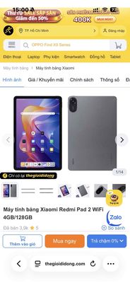 xiaomi redmi pad 2 4-128 wifi. Mua bán Máy tính bảng tại Quận 7 Tp Hồ Chí Minh được đăng bởi Thanh 