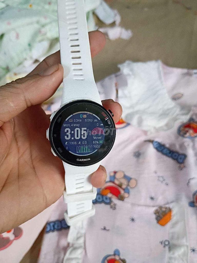 Garmin Forerunner 45S Trắng. Mua bán Thiết bị đeo thông minh tại Quận Bình Tân Tp Hồ Chí Minh được đăng bởi đức kien hình 1