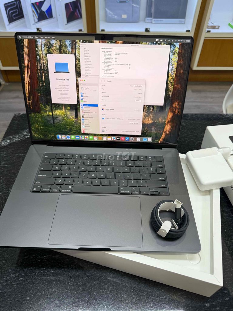 Macbook Pro 16"M4 Pro 24GB/512GB Fullbox,Care 2028. Mua bán Laptop tại Quận 3 Tp Hồ Chí Minh được đăng bởi TÍNPHÁT Apple hình 1