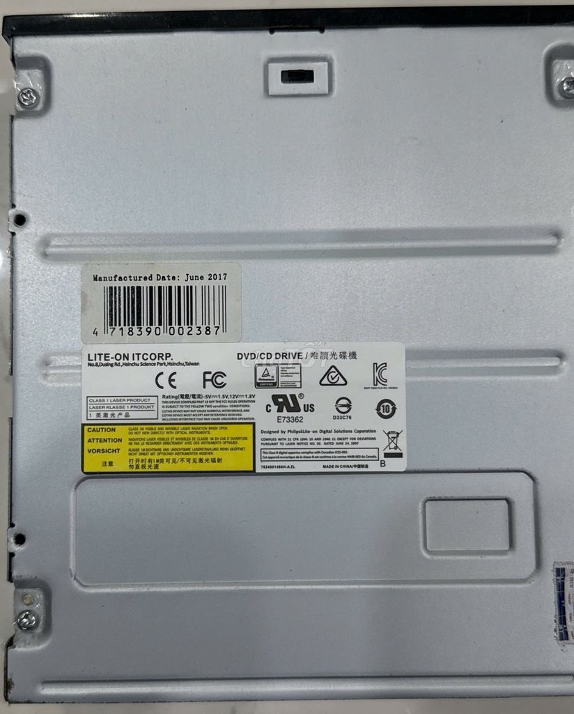 Ổ ĐĨA GẮN TRONG PC DVD LITEON. Mua bán Linh kiện (RAM, Card...) tại Quận Tân Phú Tp Hồ Chí Minh được đăng bởi GIASU hình 1