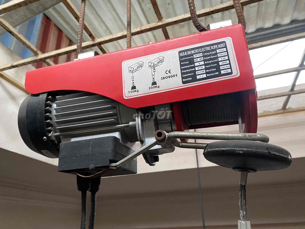 Tời điện HGS-B 200 Đỏ. Mua bán Đồ chuyên dụng, Giống nuôi trồng tại Quận Hồng Bàng Hải Phòng được đăng bởi Đức hình 1