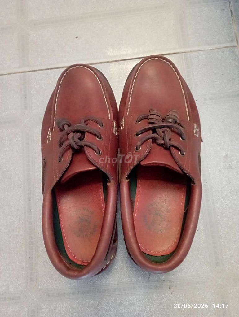Giày da nam Nâu đỏ size 40. Mua bán Giày dép tại Quận Tân Phú Tp Hồ Chí Minh được đăng bởi Mitutoyo hình 1