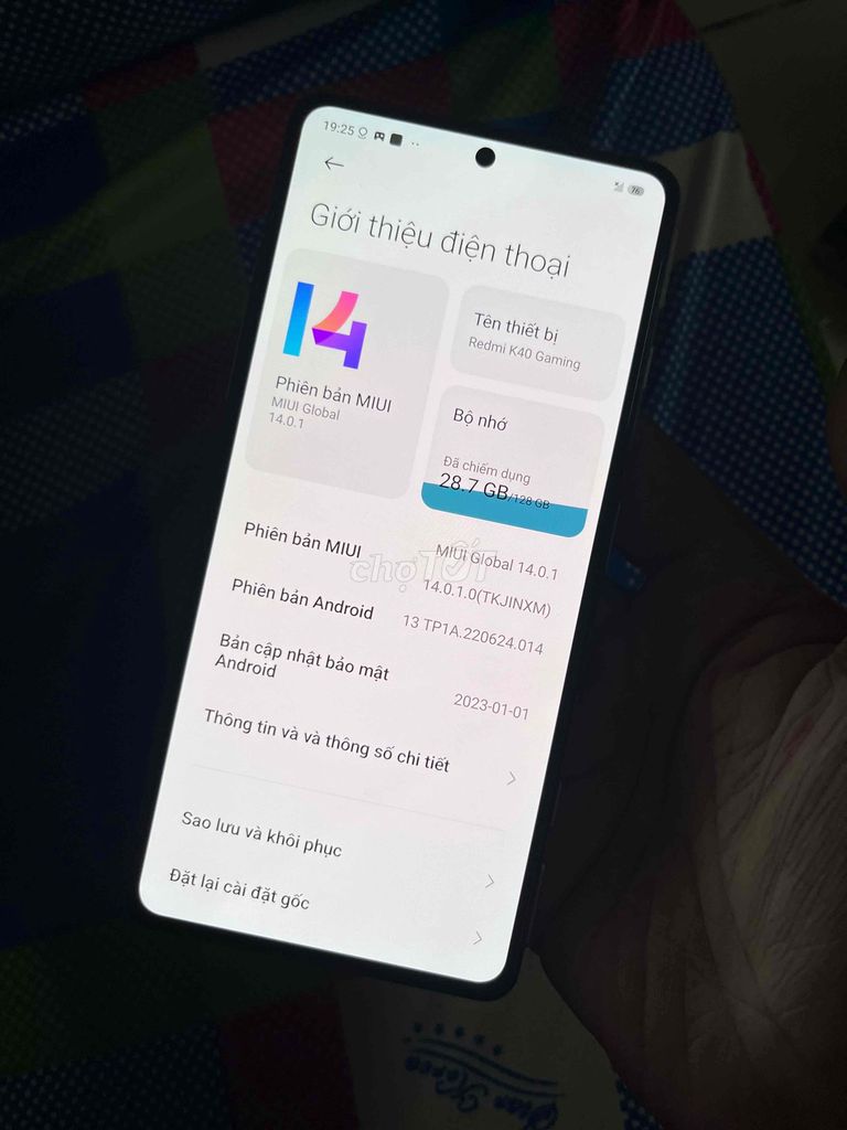 Xiaomi Redmi K40 Gaming 128GB Xám. Mua bán Điện thoại tại Huyện Hóc Môn Tp Hồ Chí Minh được đăng bởi Tuấn Đồ Dõm hình 1